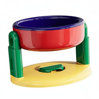 Adjustable Height Dog Bowl with Suction Cup Base