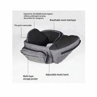 adjustable hip seat baby carrier for comfortable hands-free use