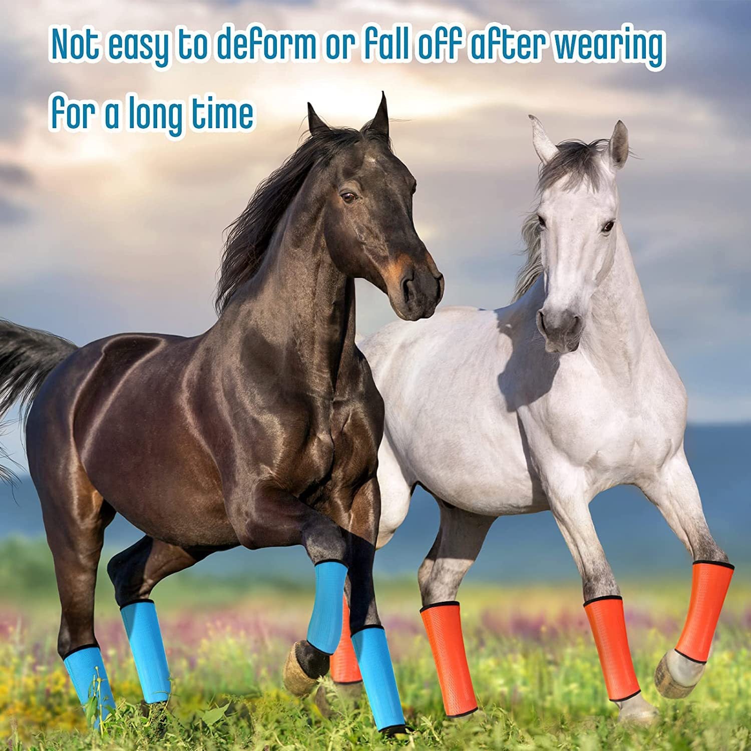 adjustable horse fly leg wraps for comfort and protection