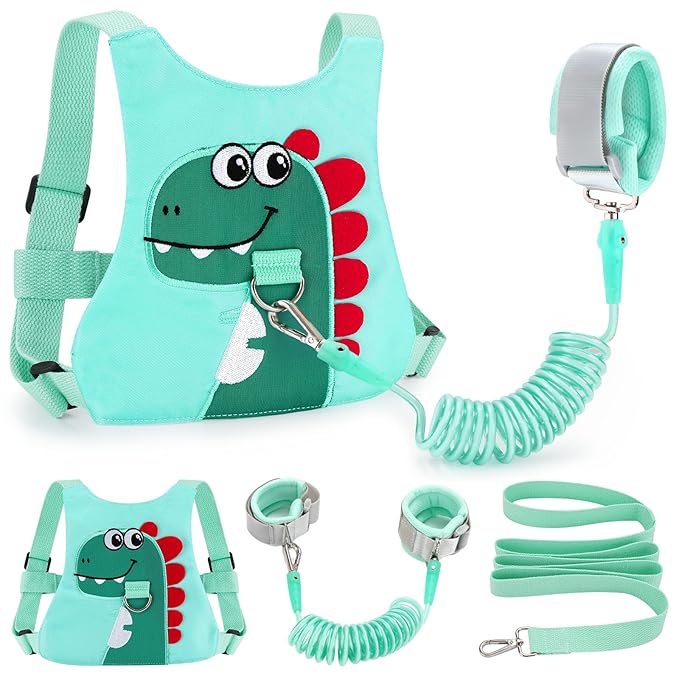 Adjustable infant walking harness with support handle for toddlers