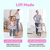 Adjustable infant walking support harness with comfortable fit