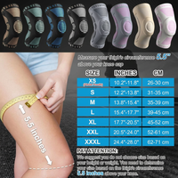 Adjustable knee brace for workout running sports and fitness activities