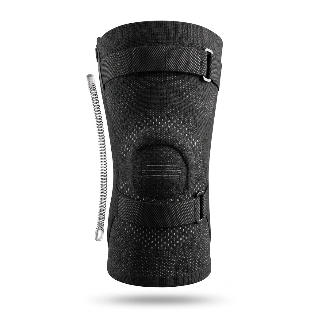  Adjustable knee support sleeve with comfort pads