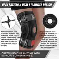 Adjustable knee wrap for outdoor activities