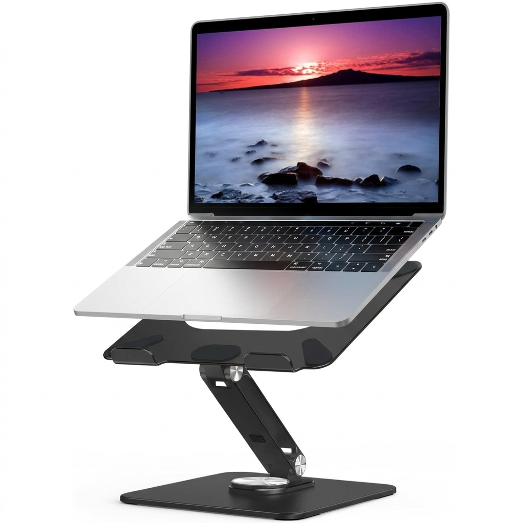 adjustable laptop holder for 10-15.6 inch laptops with ergonomic design