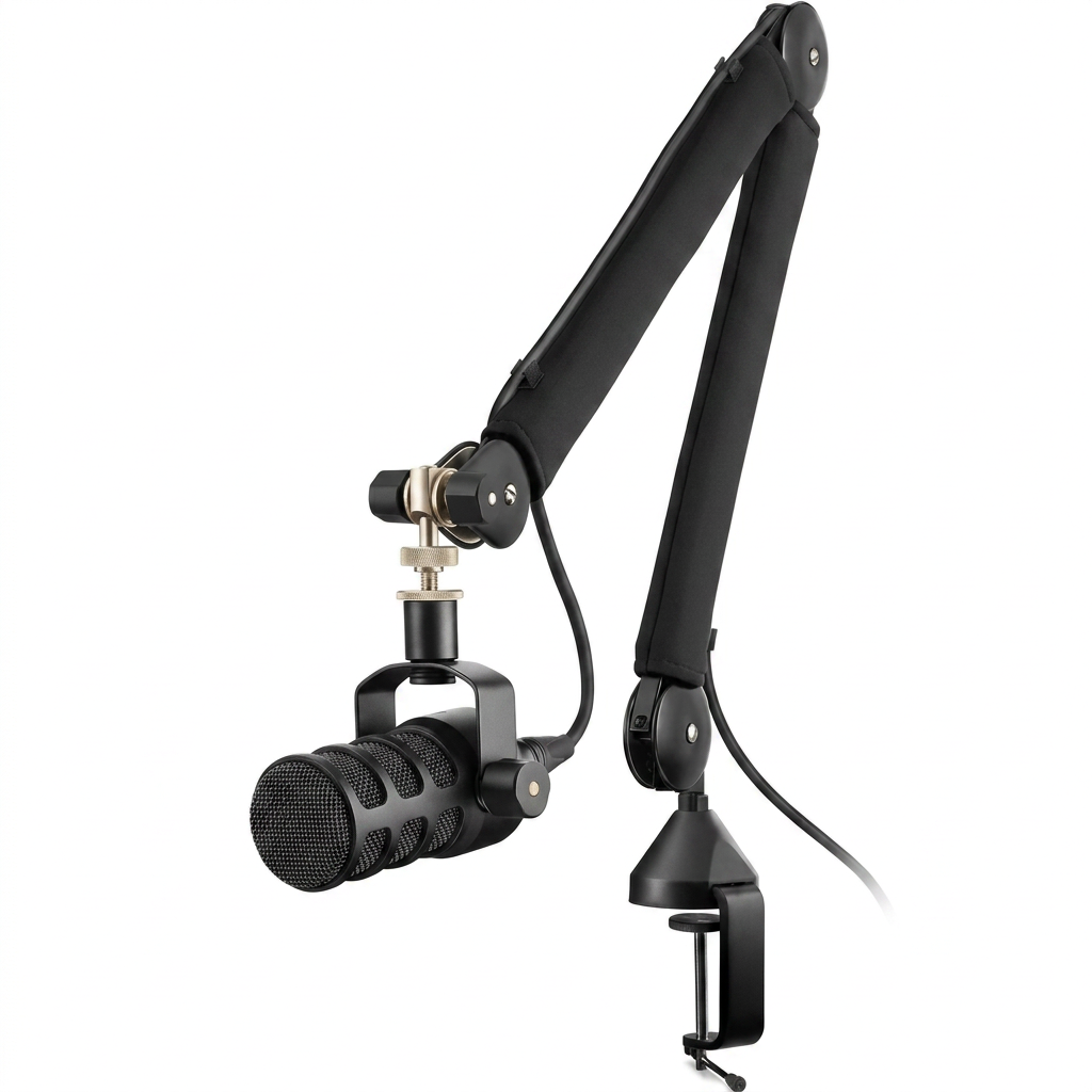 Adjustable Microphone Boom Arm Stand For Desk Setup