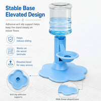 Adjustable Height Pet Drinking Dispenser For Cats
