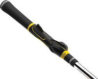 Adjustable resistance golf grip trainer for customizable workout levels