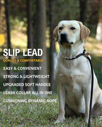 adjustable rope dog lead for outdoor walking
