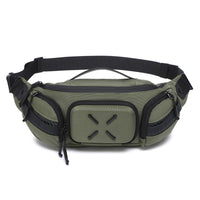 Adjustable sling waist bag with flexible carrying style