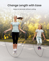 Adjustable smart jump rope for gym and daily training sessions