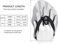 Adjustable swimming hand paddles for stroke improvement and strength