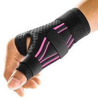 Adjustable thumb support wrap front view for right or left hand