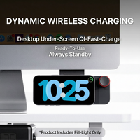 Adjustable wireless charging stand for workspace