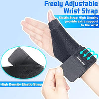 Adjustable wrist stabilizer for typing gaming and repetitive strain support