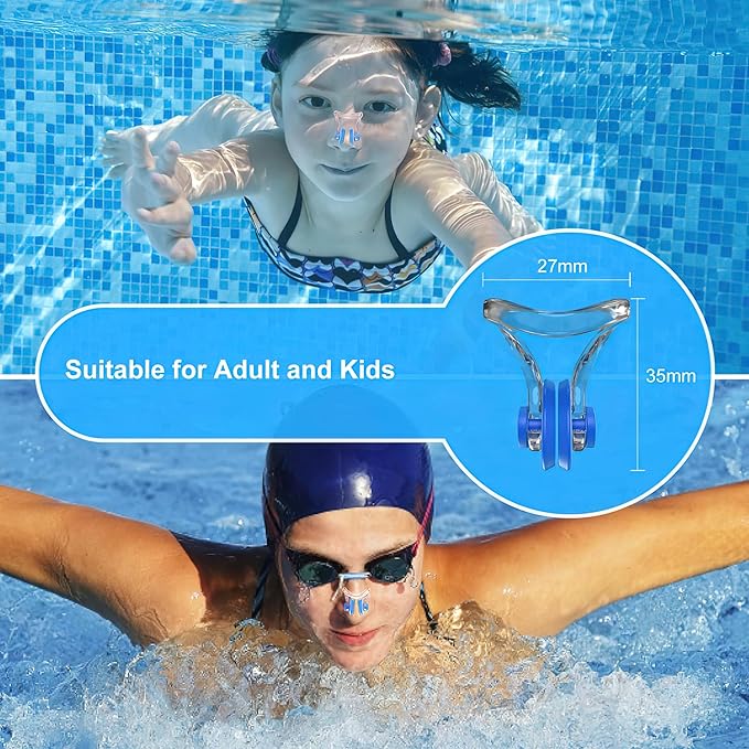 Nose Plugs for Adults Swimming Anti Slip Design
