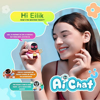 AI companion robot with interactive conversation features