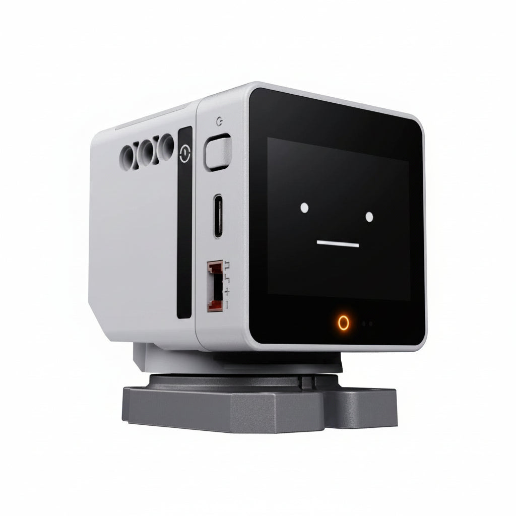 AI interactive desktop robot with digital display screen