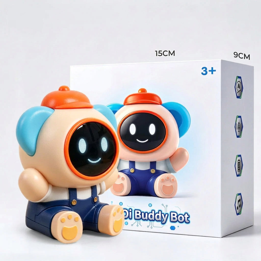 AI interactive robot toy for kids with voice dialogue and learning features