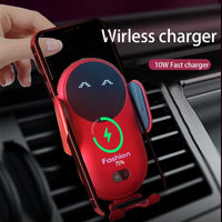 Air vent wireless charger phone holder