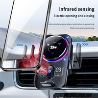 Air Vent Mounted Wireless Charging Holder For Smartphones