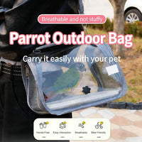 lightweight, airline-approved bird travel backpack for small birds