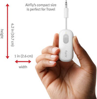 Airplane Bluetooth adapter for headphones and earbuds