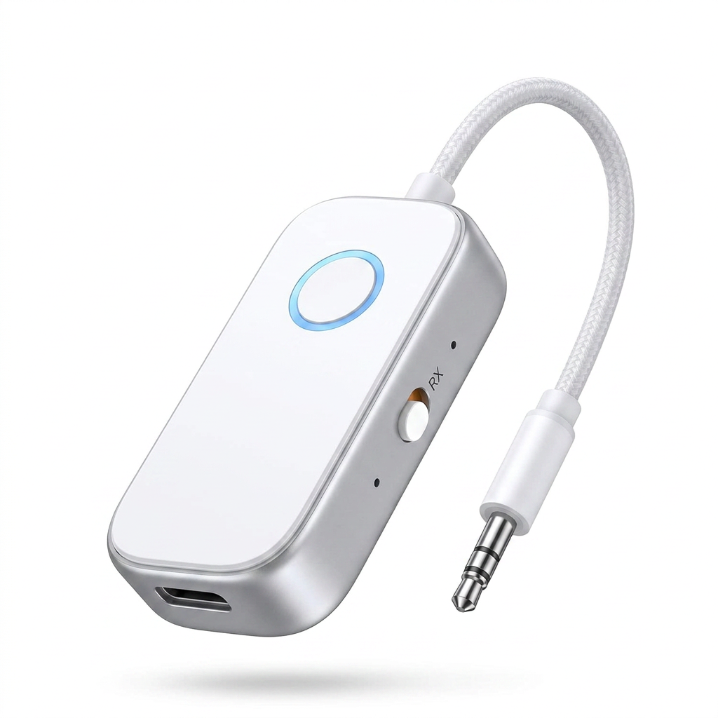 Airplane Bluetooth transmitter receiver adapter for wireless headphones