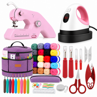 All-in-one sewing and craft kit with four creative essentials