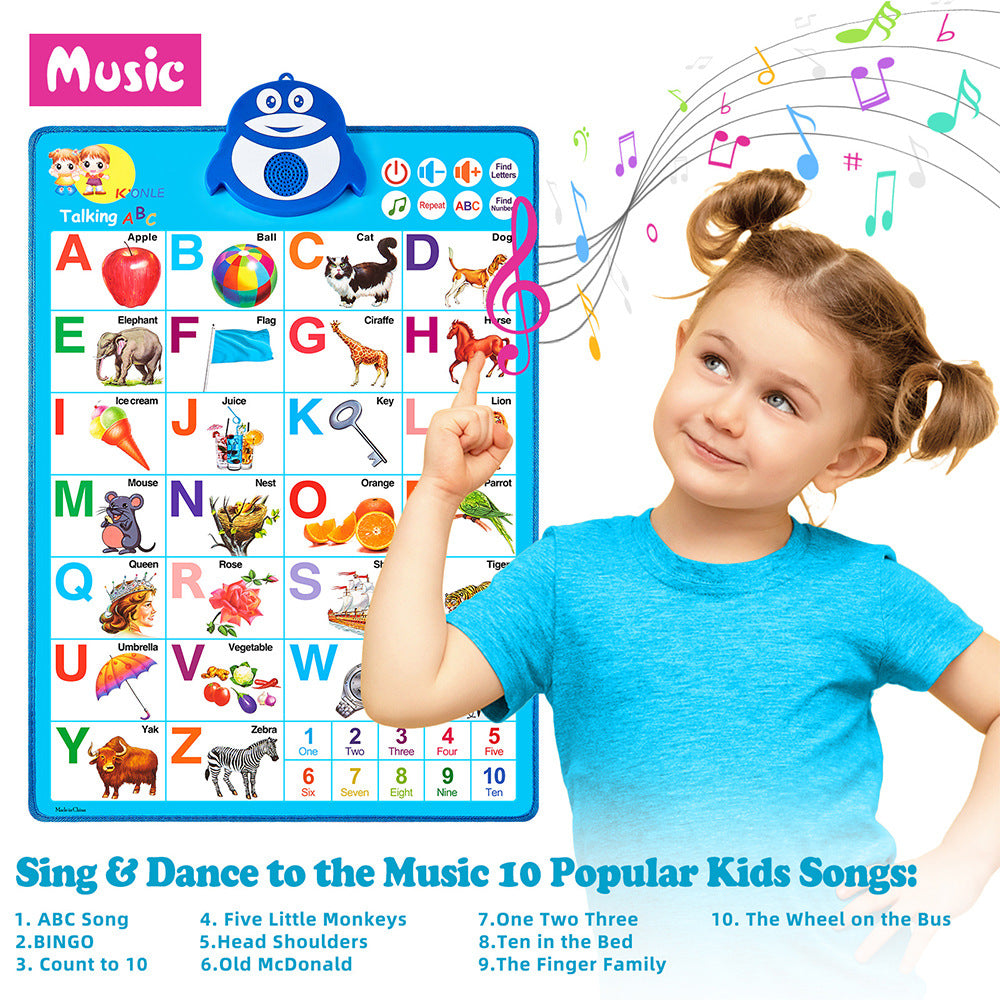 Alphabet wall chart for kids ABC learning educational toy