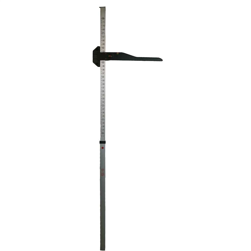 Aluminum horse measuring stick with clear scale