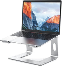 aluminum laptop stand ergonomic design for desk setup