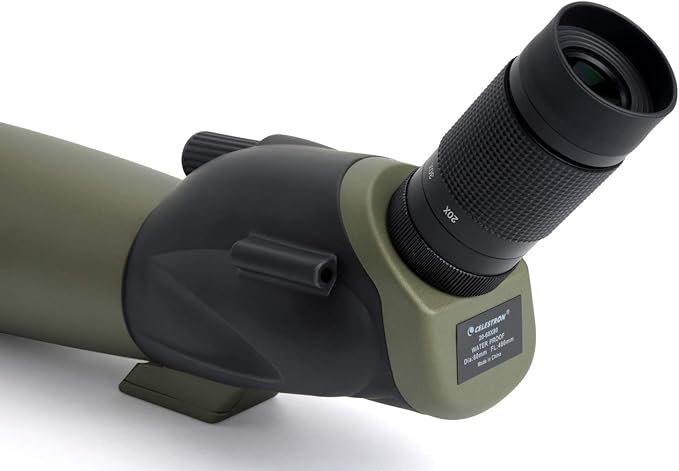 angled eyepiece spotting scope designed for comfortable extended viewing sessions