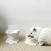 Angled Pet Feeding Bowl for Cats and Dogs