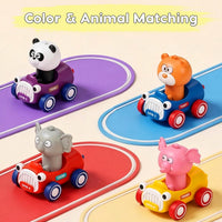 Animal car toy for 1 year old baby safe and colorful