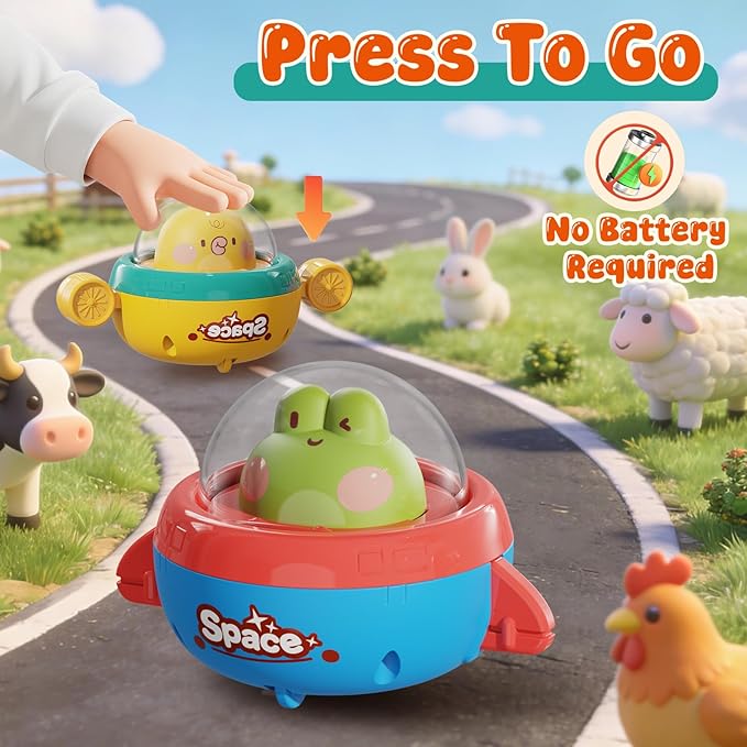 Animal car toy for baby 1 year old safe and colorful