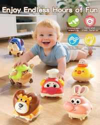animal car toy set for 1 year old baby safe and colorful