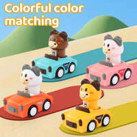 Animal car toy for 1 year old baby safe and colorful