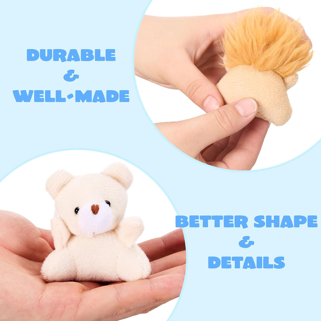 Animal keychains for kids, perfect for party favors and goodie bags