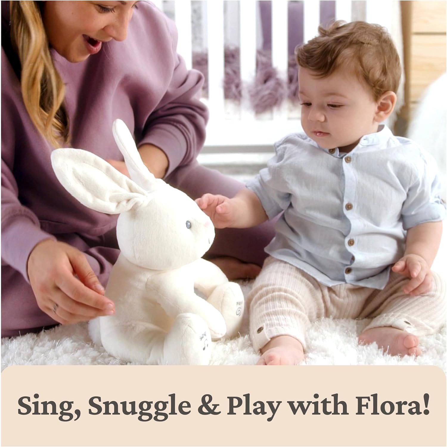 Animated Flora the Bunny singing toy for babies and toddlers