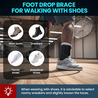 Ankle stabilizer worn during walking and daily activities