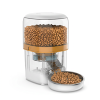 anti jam cat food dispenser for dry food feeding