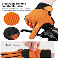 Anti slip dirt bike riding gloves for better handlebar grip and control