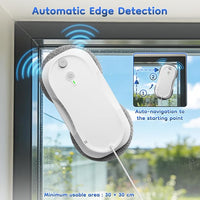 Anti-slip automatic glass cleaning device