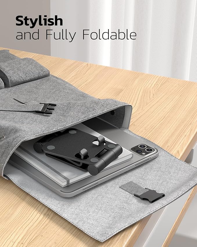 Anti slip phone stand with silicone base for stability