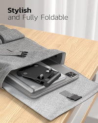 Anti slip phone stand with silicone base for stability