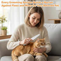 Anti-Static Flea Comb for Cats, Dogs, and Small Animals – Removes Fleas and Dirt