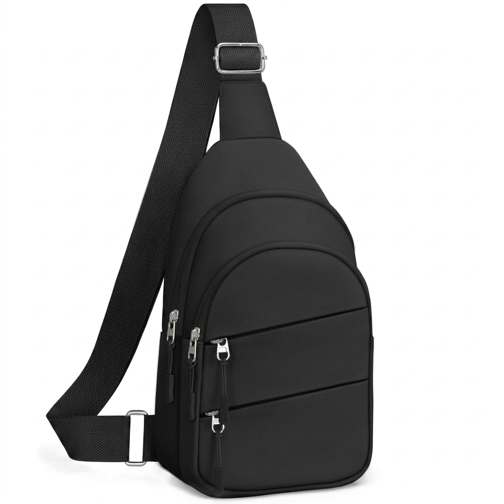 Anti theft crossbody sling bag for women and men