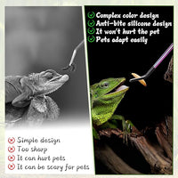 OLIISS Stainless Steel Feeding Tongs for Aquarium Use, Reptiles, and Crafts