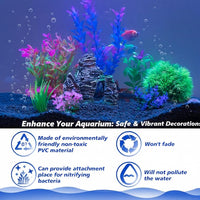 Aquarium Habitat Decoration Set for Betta and Compatible Fish